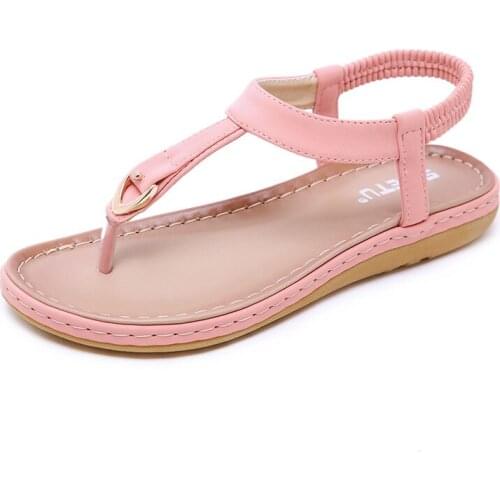 ZZPOHE summer new woman fashion sandals rhinestone flip-flops women casual beach shoes soft bottom comfortable wedge sandals