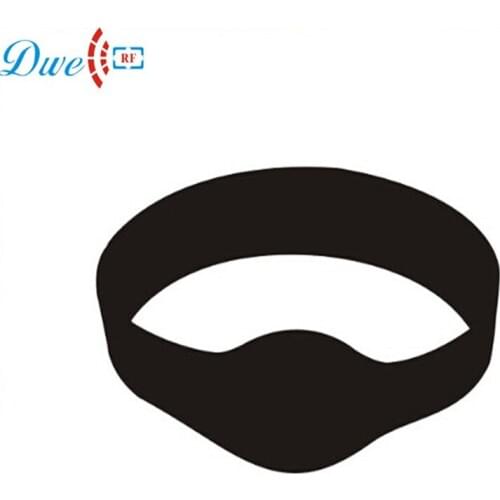 10pcs/lot smart card 125khz silicone rfid wristband 65mm diameter smart control access card tk4100 em4100