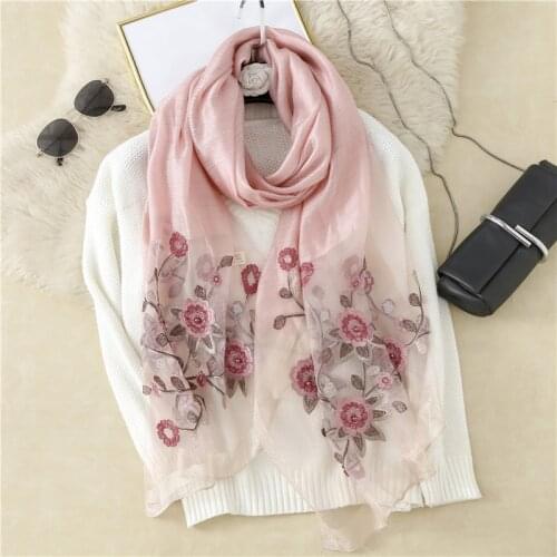 2021 Brand Women wool Scarf Silk Scarves for Lady Pashmina Red Foulard Female Bandana Hijabs Scarfs Neck Shawls Wraps New Style