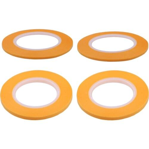 4pcs Model Painting Model Home Decorative Mask Tape Water Solvent Resistance