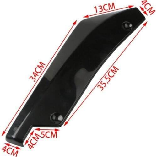 Car rear bumper lip Spoiler diffuser protector stickers for AIXAM 400 500 City coupe Crossline crossover D-Truck GTO MEGA