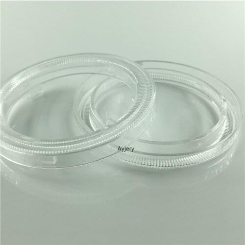 AYJERY 2 PCS Angel Eyes 60mm 70mm 80mm 90mm 100mm 110mm 120mm Halo Ring Lampshade Motorcycle Cover High Quati Plastic Cover