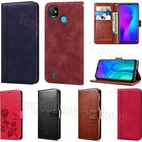 Hoesje Cover For Tecno POP 5 Case Funda Flip Leather Wallet Shell Book On For Tecno POP5 Phone Protective Case Etui Bag