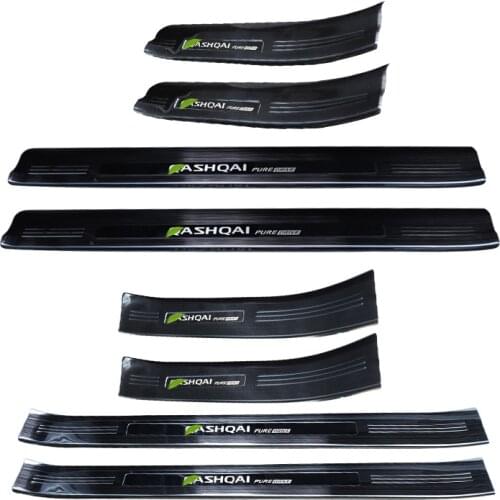 For Nissan QASHQAI 2016 2017 2018 High-quality stainless steel Plate Door Sill Welcome Pedal Car Styling Accessories 4pcs/set