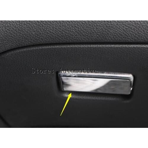 For Nissan X-Trail X Trail T32 Rogue 22014 2015 2016 2017 Copilot Glove Storage Box Handle Sequins Decoration Cover Trim 1 Piece