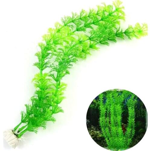 1Pc Artificial Plastic Green Plants Daffodils Water Grass Fish Tank Aquarium Decorations Decor Ornament Artificial Plants