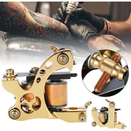 New Style Profession Iron Tattoo Machine Wrap Coils Lining Shading Coloring Tattoo Guns Supplies 10 Wrap Coils Tattoo Accessory