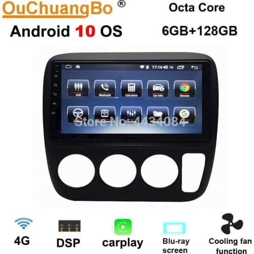 Ouchuangbo car gps mulitmedia radio for Honda CR-V 1997-2001 support 8 core DSP carplay split screen android 10.0 OS 6GB+128GB
