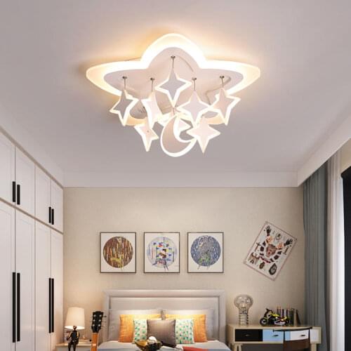 Ceiling Lamp Bedroom Lamp Children Room Lamp Kids Room Lamp Princess room Lamp Girls room lamp moon and star Bedroom Lamp