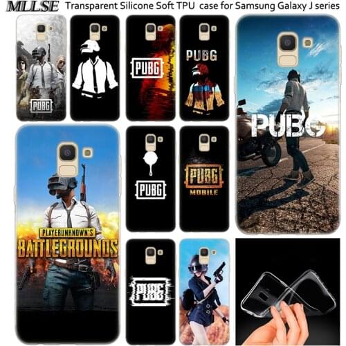 Hot PUBG game Transparent Soft Silicone Case For Samsung Galaxy J2Pro J4 J6 J8 2018 J3 J5 J7 2016 2017EU Prime CORE Plus Cover