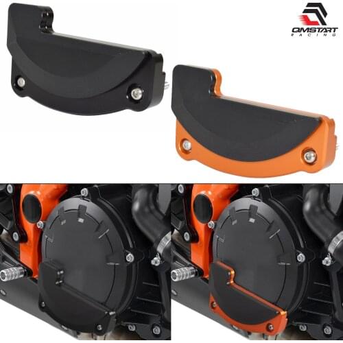 QMSTART Racing Right Engine Clutch Gearbox Cover Guard Crash Pad Slider Protector For KTM 1190 RC8 R RC8R, 1290 Super Duke GT R