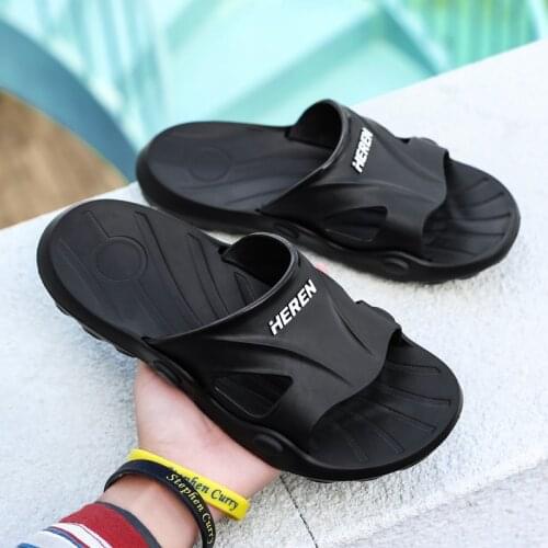 New Mens Slippers Indoor Nice Non-Slip Home Bathroom Slippers for Man Unisex Massage Badslippers Summer Beach Slides Men