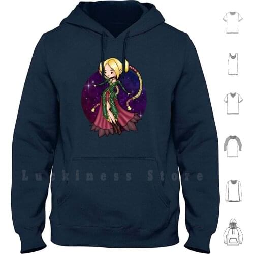 Celeste From Vainglory Hoodies Long Sleeve Vainglory Chibi Kawaii Fanart Celeste