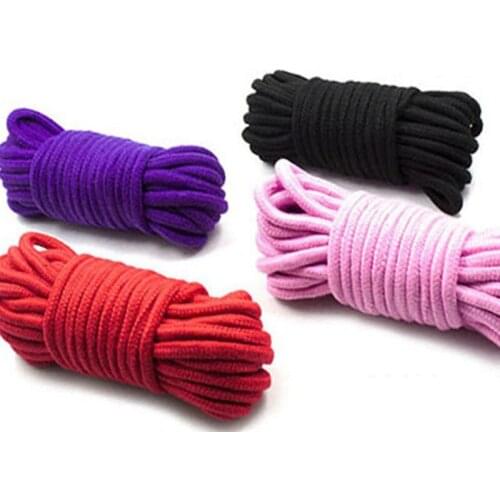 100mm 10M Binding Cotton Rope Adult Sex Products Slaves BDSM Bondage Soft Cotton Rope Adult Restraint Games Rope Role-Playing