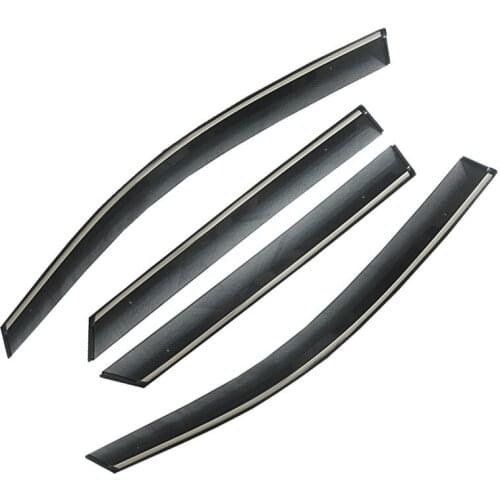 4pcs For Hyundai Sonata 2011 2012 2013 2014 ABS Car Styling Smoke Window Sun Rain exterior visor Deflector Guard Accessories
