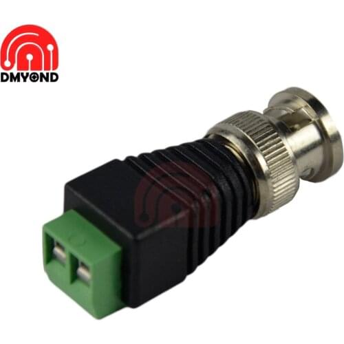 5PCS Mini Coax CAT5 To Camera CCTV BNC UTP Video Balun Connector Adapter BNC Plug For CCTV System Accessories