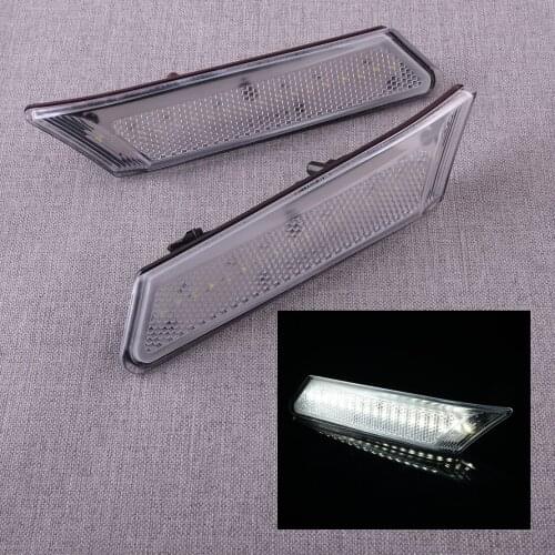99763103401 997631034 997631033 99763103301 1 Pair LED Side Marker Fender Light Indicator Fit For Porsche 911 997 Clear