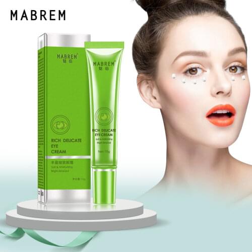 Rich And Delicate Eye Cream Anti-Wrinkle anti-aging Peptide Collagen Repair Remover Dark Circles Fat granule Moisturizing
