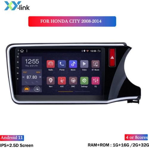 Android 8.1 car multimedia player 10 INCH For Honda CITY 2015-2018 RHD car radio GPS navigation system audio no 2 din dvd