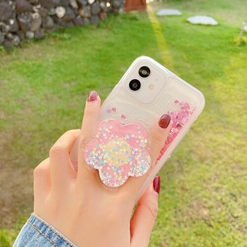 TPU quicksand bracket air bag bracket mobile phone case For Samsung M40 S20 Plus Note 10 Pus A81 A91 Note S20 Ultra M80S S10Lite