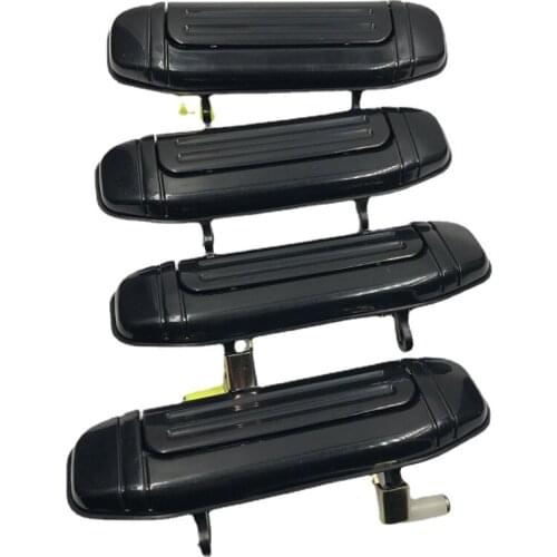 Soarhorse Black 4pcs full set car front rear Outer Door Handle for Mitsubishi Pajero Montero V31 V32 V33 V43 V44 V45 V46 V47