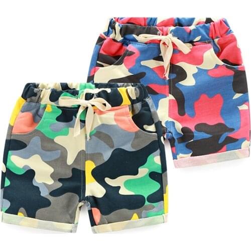 2019 summer kids short Pants baby camouflage Harem trousers boys girls loose army camo shorts Childrens clothing cool clothes