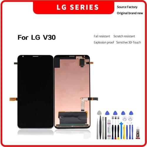 For LG V30 AMOLED Display Touch Screen Digitizer Assembly For LG V30 AMOLED Screen with Disassembly tools