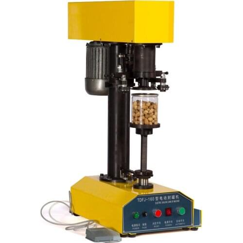 Electric can sealing machine food container capping sealing machine