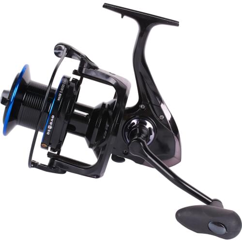 8000 - 10000 Saltwater Boat Fishing Big Game Spinning Reel 12+1 BB 4.1:1 Surf Fishing Reel CNC Handle Distant Wheel For Pesca