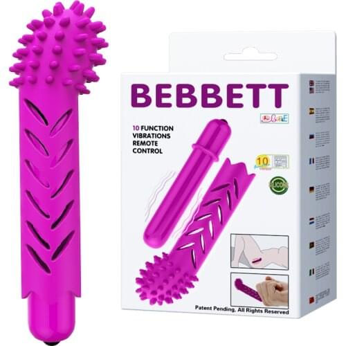 Baile AAA battery Mini Bullet Vibraotor 10 speed Vibrating Egg Silicone Finger sleeve Vibrator Sex Products Sex toys for woman