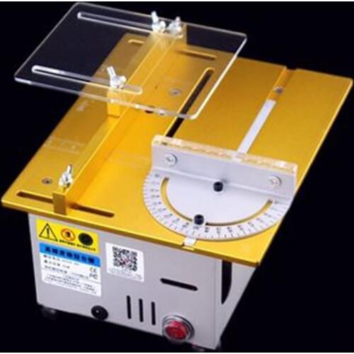 Multifunctional Mini Table Hand Saw Woodworking Lathe Spindle Electric Drill Electric Grinder Polishing Door Model Slicing Saw