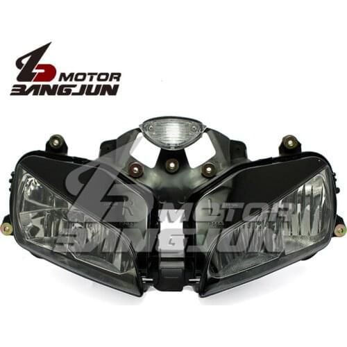 Motorcycle Black Headlight Headlamp Head Lights Lamps Assembly For HONDA CBR600 CBR600RR F5 2003 2004 2005 2006