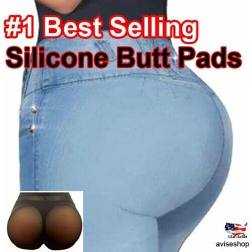 New Sexy Silicone Butt Pad Perfect Big Buttocks Enhancer Cross-dressing Party Body Shaper Brief Panties Belly Belt Control