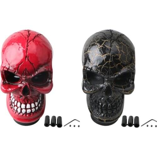Car Modification Shift Knob Universal Skull Head Shape Manual Gear Shift Knob Shifter Lever Transmission Interior Decoration New