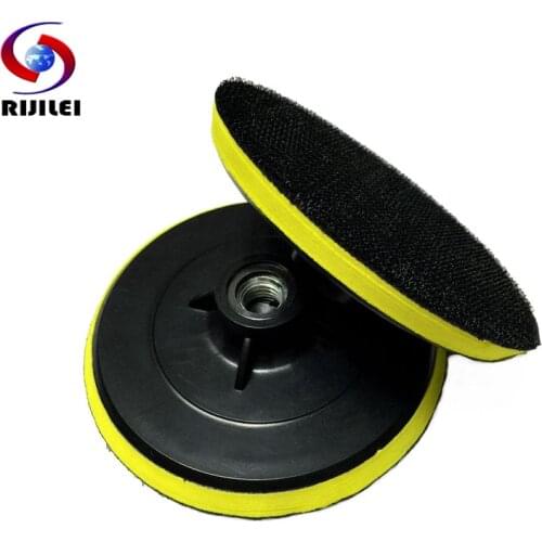 RIJILEI 5Inch Self-Adhesive Disc Polishing Disk M14 Polishing Chuck for Polishing Pad 125mm Rubber Backer Pad 5HFJ
