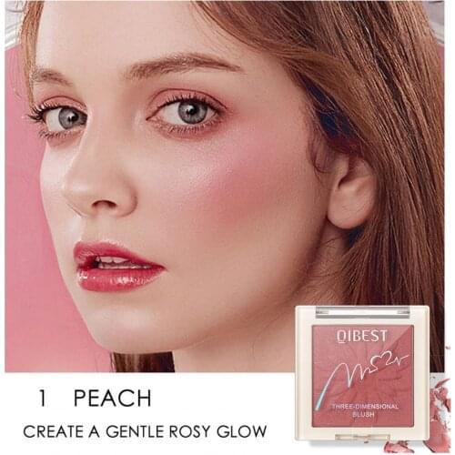 9g Satin Blush Natural Blendable Makeup Supplies Silky Powder Finish Beauty Blush for Party