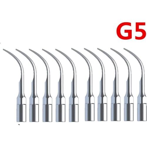 10 Pieces G5 Dental Ultrasonic Piezo Scaler Scaling Tips Hanpiece Fit EMS UDS