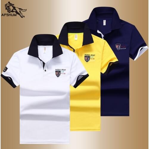 AFSHUM Mens Polos