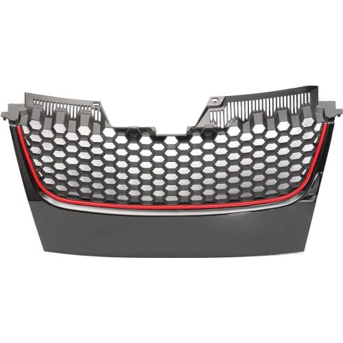 Car Front Bumper Grill Grille Red Strip for Volkswagen for VW Mk5 Golf Jetta Gti Gt Sport 2006-2018