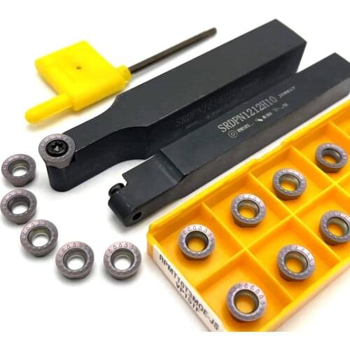 SRDPN1010H10 SRDPN1212H10 turning tool holder boring bar CNC external tools holder for cutting tool RPMT10T3MO R5 turning tool