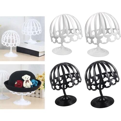 Baby Child Kid Mannequin Head Model Dome Hat Holder Rack Storage Wigs Show Display Stand Organizer Shelf Plastic Holder Rack