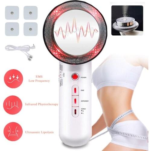 7 in 1 Electric Body Slimming Massager EMS Ultrasound Fat Burner Infrared Therapy Ultrasonic Home Use Beauty Devices