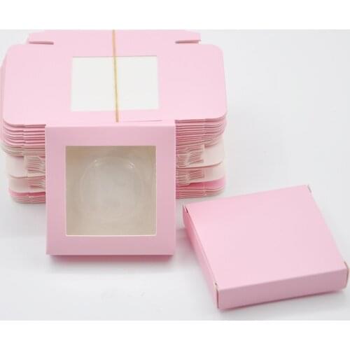 Wholesale items 50/100pack Paper False Eyelash Packaging Boxes 5D Mink Lashes Box Vendors Custom Logo Makeup 3D Eyelashes Case