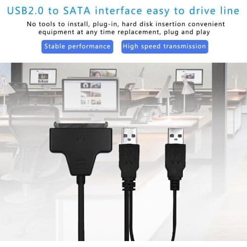 USB 3.0 SATA 3 Cable Sata To USB 3.0 2.0 Adapter To 6 Gbps 22 Pin Sata III Cable for 2.5 inch External SSD HDD Hard Drive