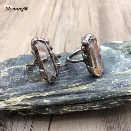 MARUCOL Rings With Crystals