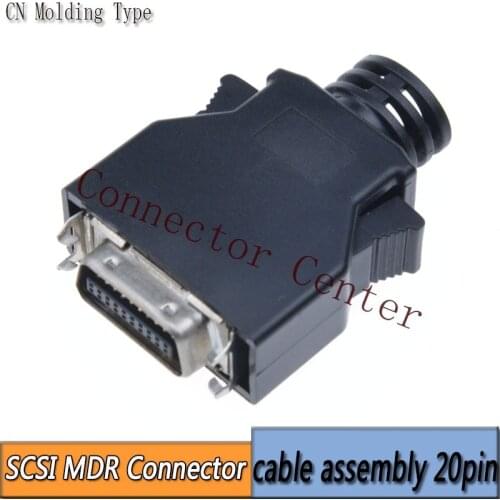 MDR Cable Connector male 20-Pin SCSI CN Connector For MR-J2CN1