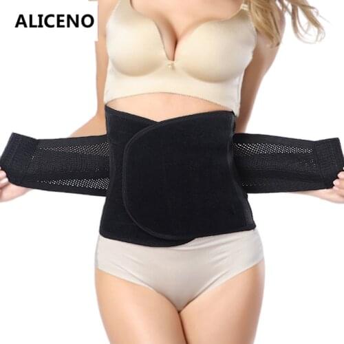 ALICENO Shapewear Binder Trans Women Waist Trainer Body Shapers Plus Size Waist Cinchers Slimming Belt Corrigerend Ondergoed