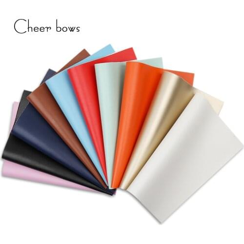 22*30CM 0.8mm Faux Leather Fabric Soft PU Feather Sheets for Dolls Making Wedding Party Decorative Apparel Sewing Accessories
