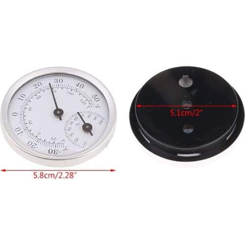 Wall Mounted Temperature Humidity Meter Thermometer & Hygrometer For Sauna Room Household T3LE