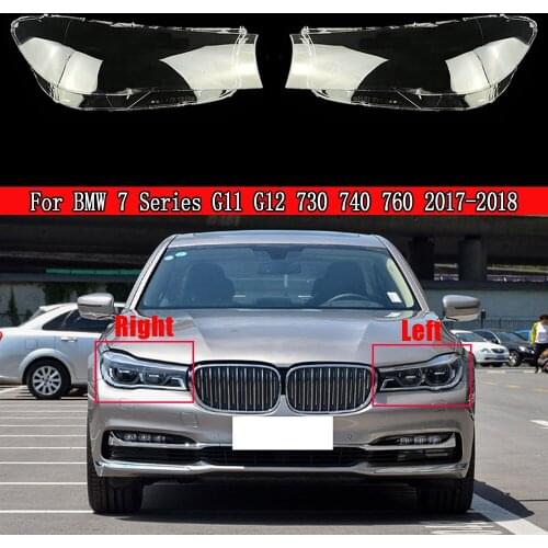 Car Headlamp Lens For BMW 7 Series G11 G12 730 740 760 2017 2018 Headlight glass transparent lampshade lamp shell Cover
